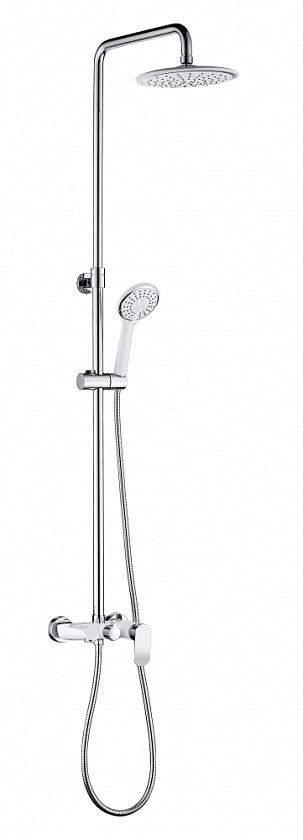 Душевой релинг белый+хром Ganzer GZ22062-F