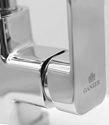 Смеситель для кухни с гибким шлангом и под фильтр серый Ganzer GZ12026-H Ganzer  Германия
