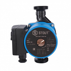 Насос циркуляционный STOUT SPC 25/60-180 (с гайками) Stout  Словения