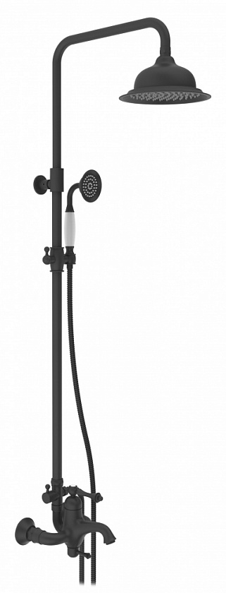 Душевой релинг черный Ganzer GZ77061-C