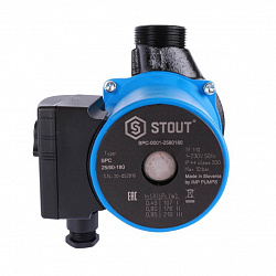 Насос циркуляционный STOUT SPC 25/80-180 (с гайками) Stout  Словения