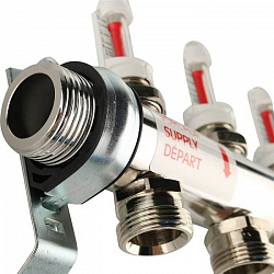 Распределительный коллектор Rehau HKV-D 1″- 3/4″ 11 выхода Рехау  Германия